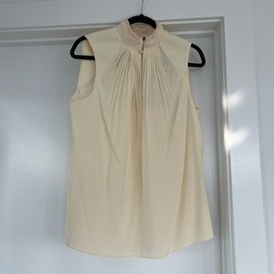 Tibi cream white blouse